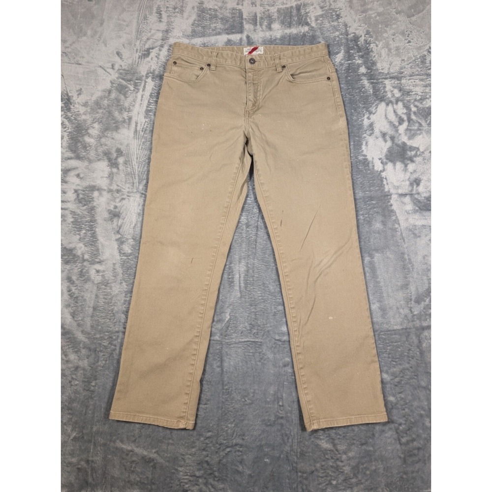 Mens Best Made Co Workmans Jeans Beige Sz 34x30